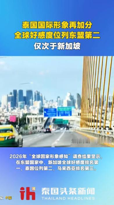 一个让国际民调界都为之侧目的结果被公之于众：在东盟区域的国家形象大比拼中，泰国不