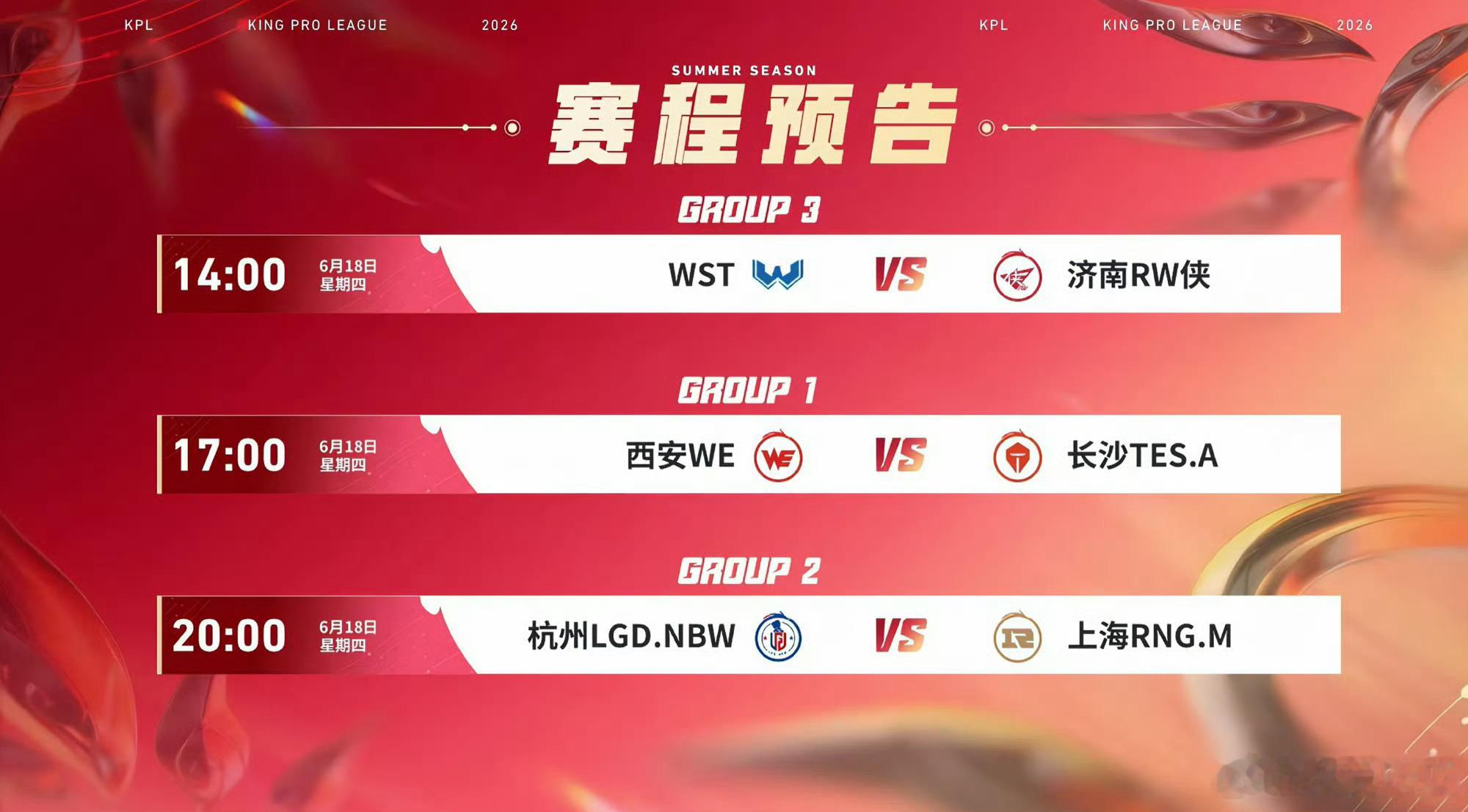 今天继续三场比赛瓜友们，早安 