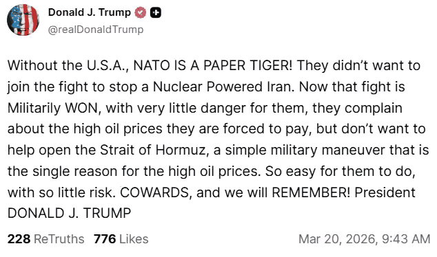 北约是纸老虎！不知道美国有没有支付“纸老虎”的使用版权，当年被我们称呼为“纸老虎