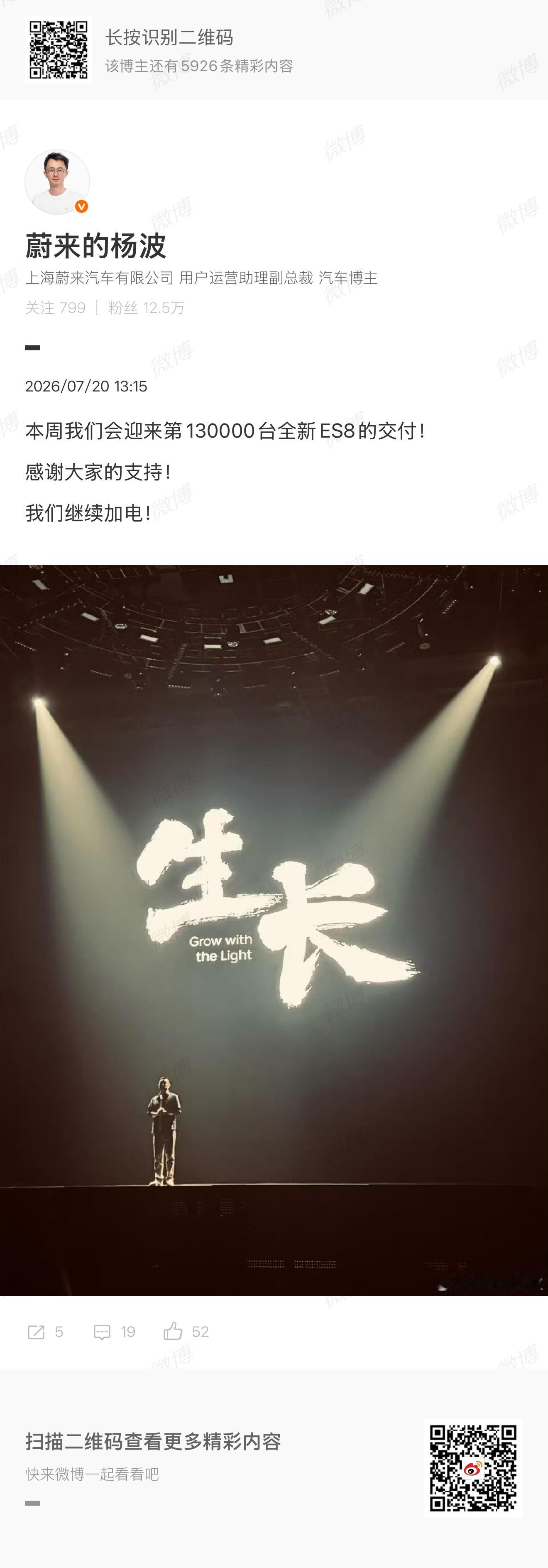 蔚来ES8即将即将交付第13万台