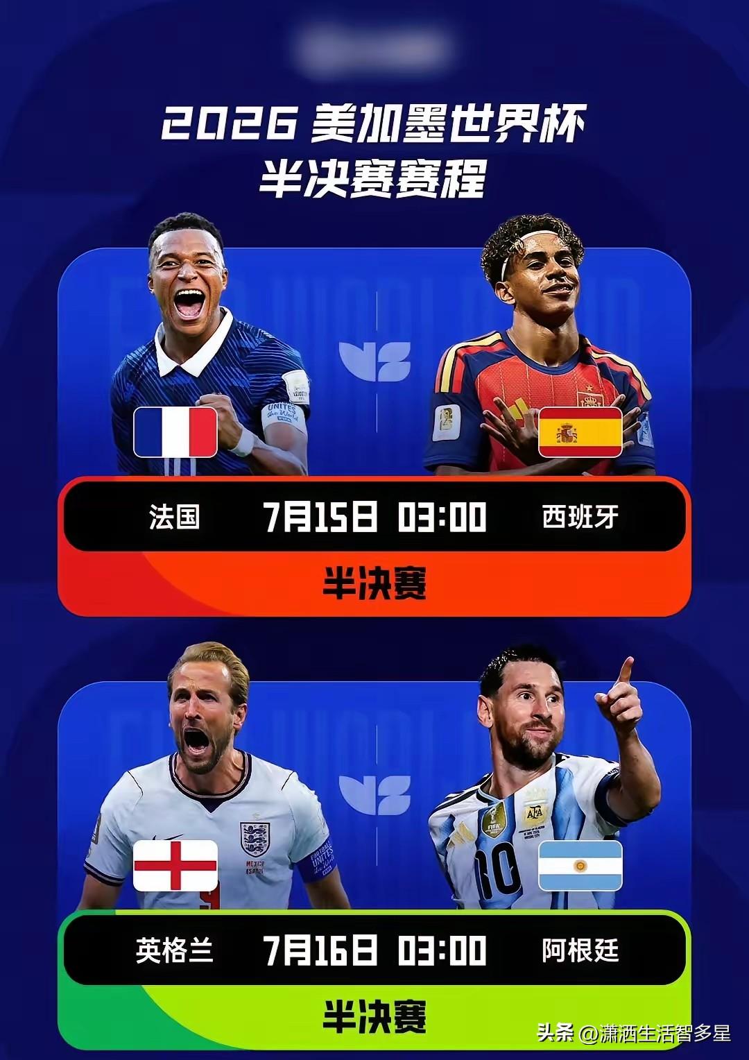 世界杯扩军到48队，本以为会上演一出“群魔乱舞”的逆袭大戏，结果到了半决赛一看，
