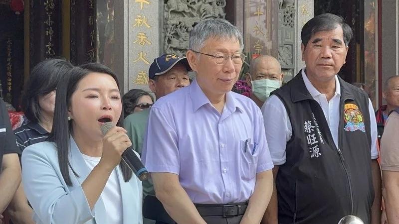 柯文哲三天内两度走访云林 今与张嘉郡同框引人想
台湾民众党前主席柯文哲继16日到