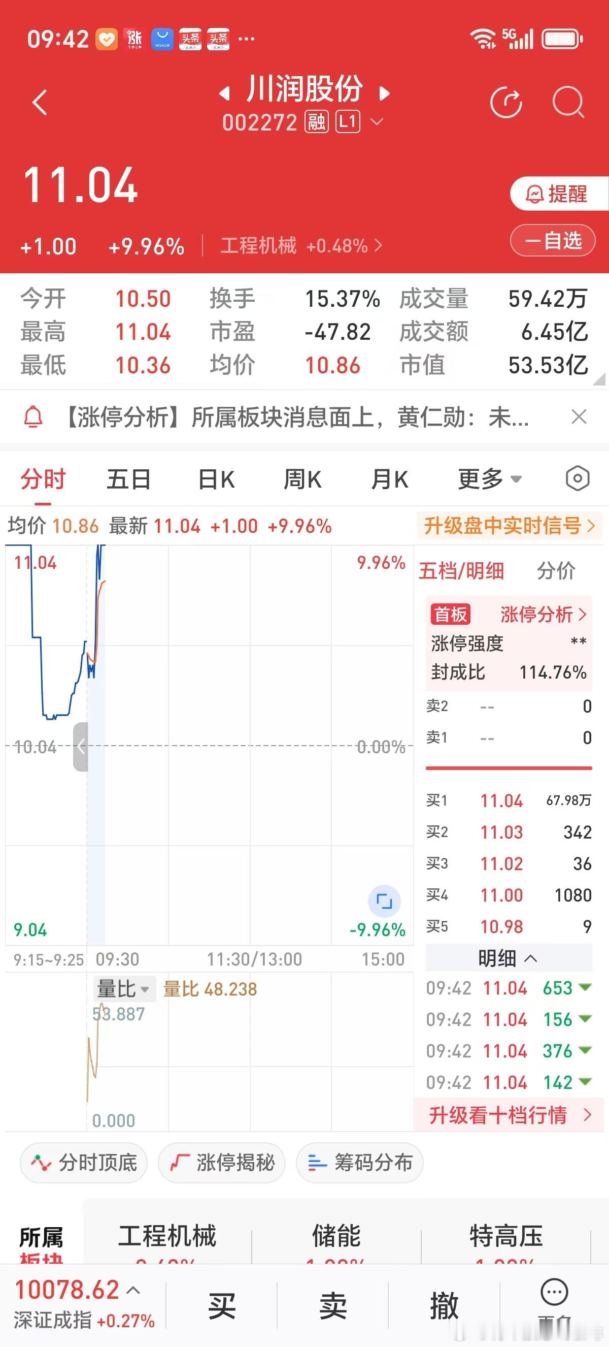 人生小开挂，手中3只股票2025年6月20日涨停。2025年6月17日上午，电池