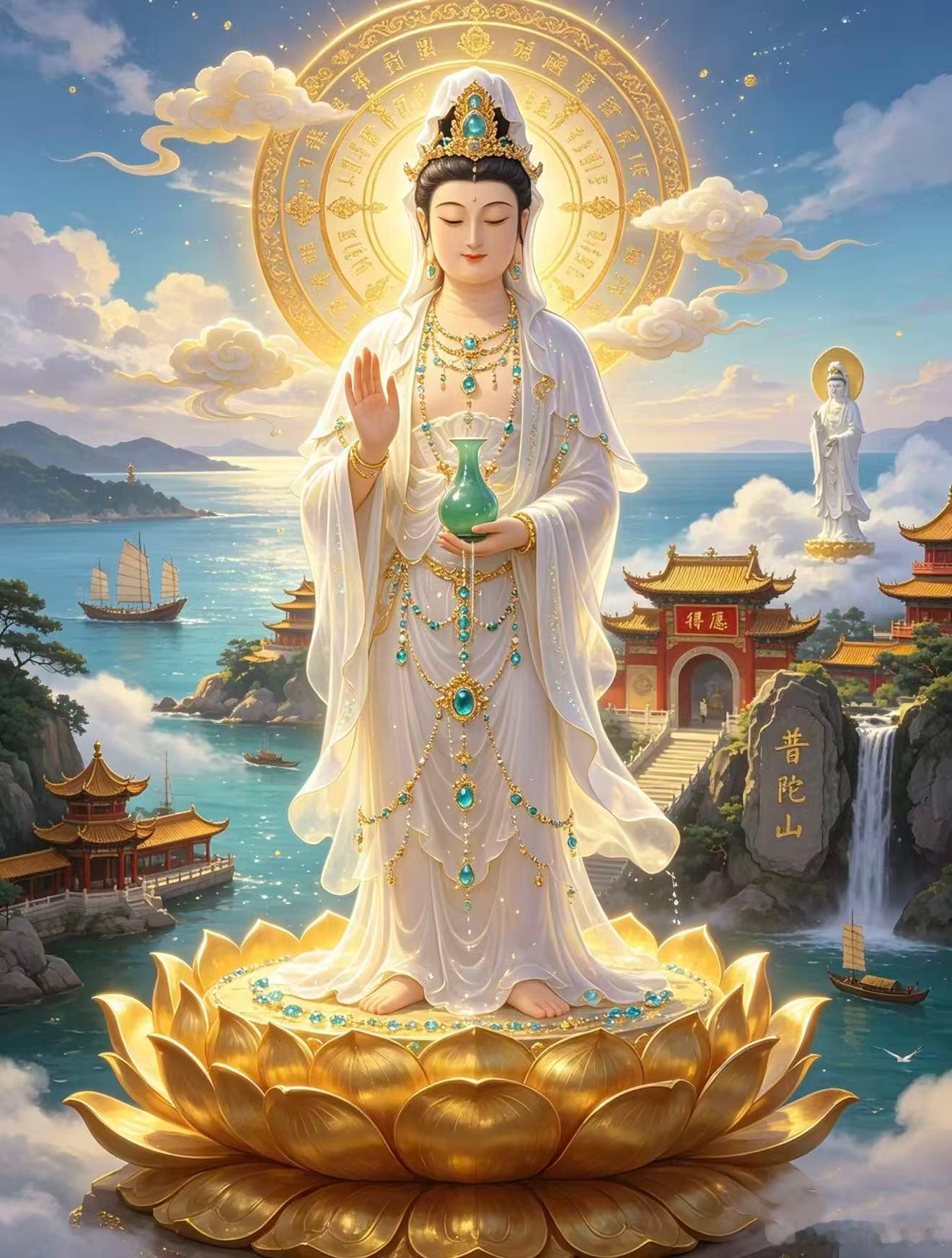祈求佛光加持，消去心中万般焦虑执念，放下俗世烦恼，内心清净平和，遇事从容不慌，夜