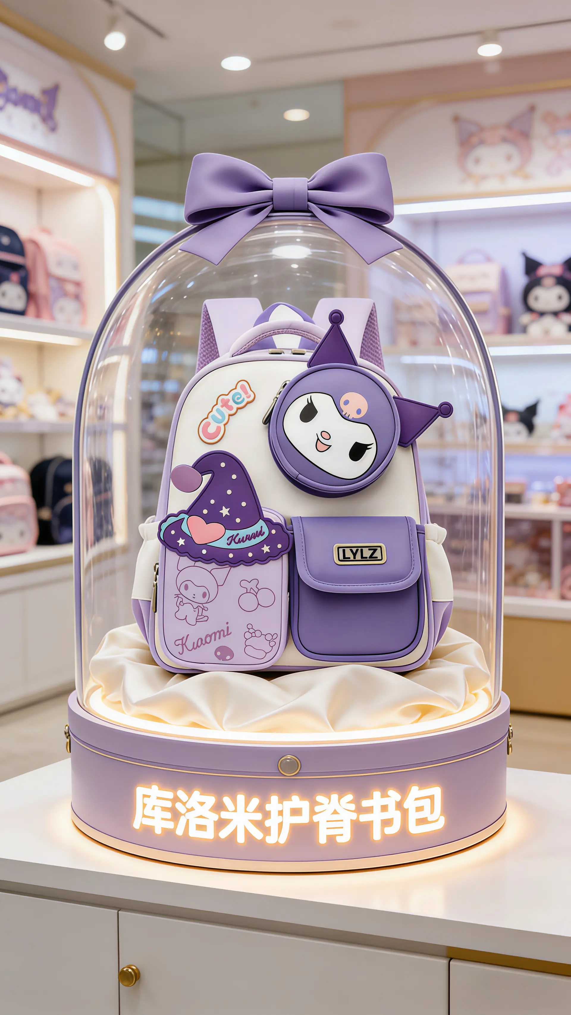 儿童书包书包推荐库洛米书包幼儿园书包开学礼物