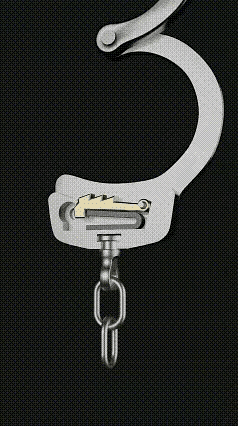 手铐的结构这么简单？