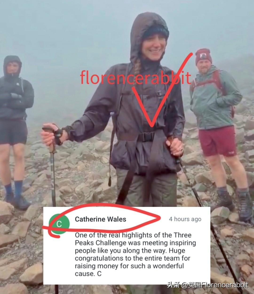 王妃效应❗️凯特为邂逅的轮椅登山男孩捐款
这位11岁的男孩泰德依靠轮椅行动，在家
