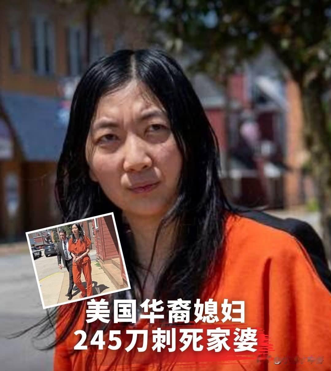 一名华裔妇女在美国宾夕法尼亚州以245刀刺死家婆，并在与警方对峙九小时后被捕。