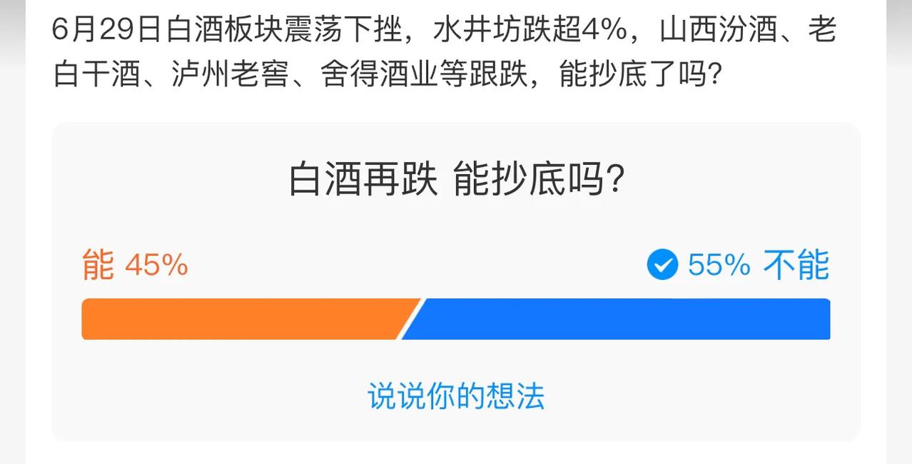 白酒再跌，能抄底吗？招商中证白酒指数基金，自6月以来天天被基民豪买，并且多次排名