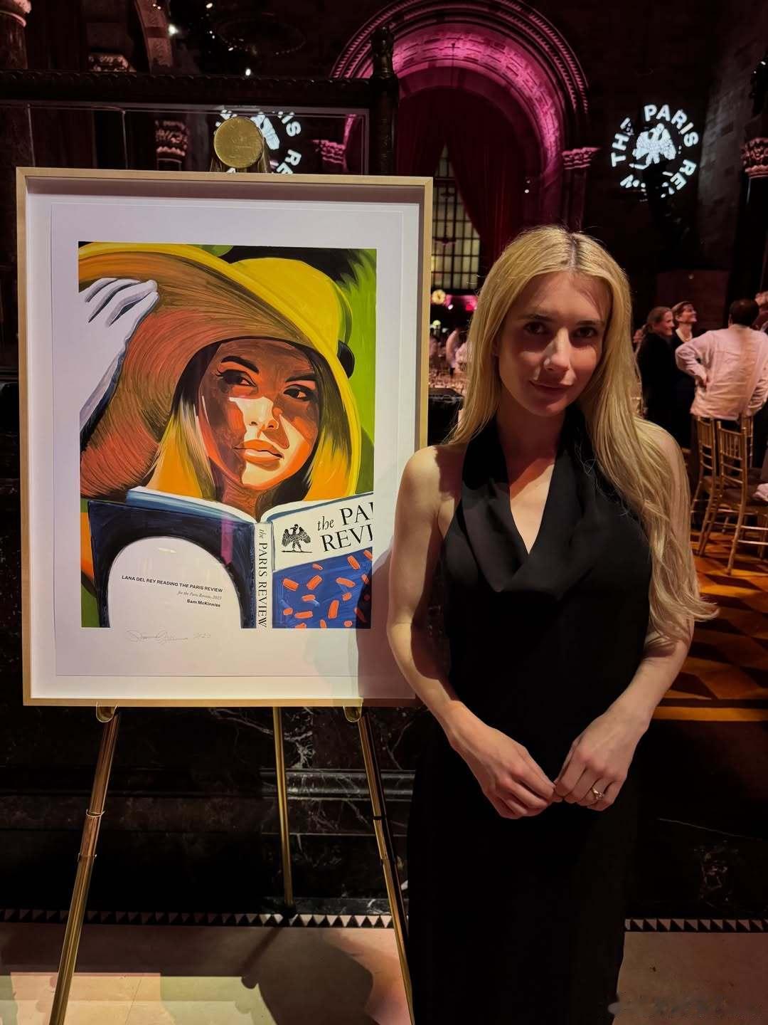 emma roberts艾玛罗伯茨在纽约出席《The Paris Review》