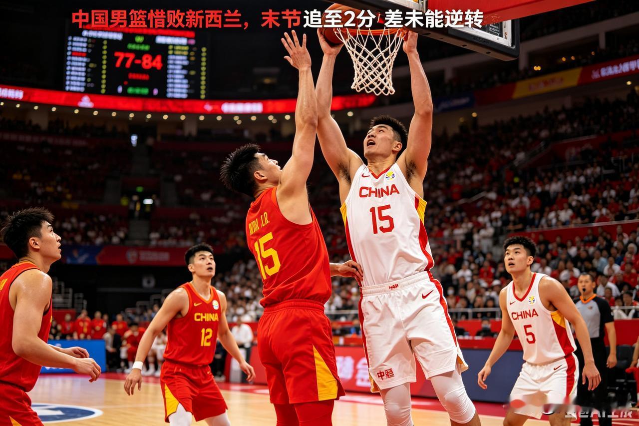 🏀中国男篮77‑84惜败新西兰｜末节追到只差2分，最终未能完成逆转 
 
佛山