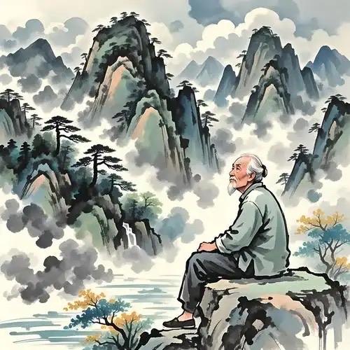 清朝乾隆年间，江宁府的牛首山中，住着一位不知名的老人。他独自栖身于深林幽谷之间，