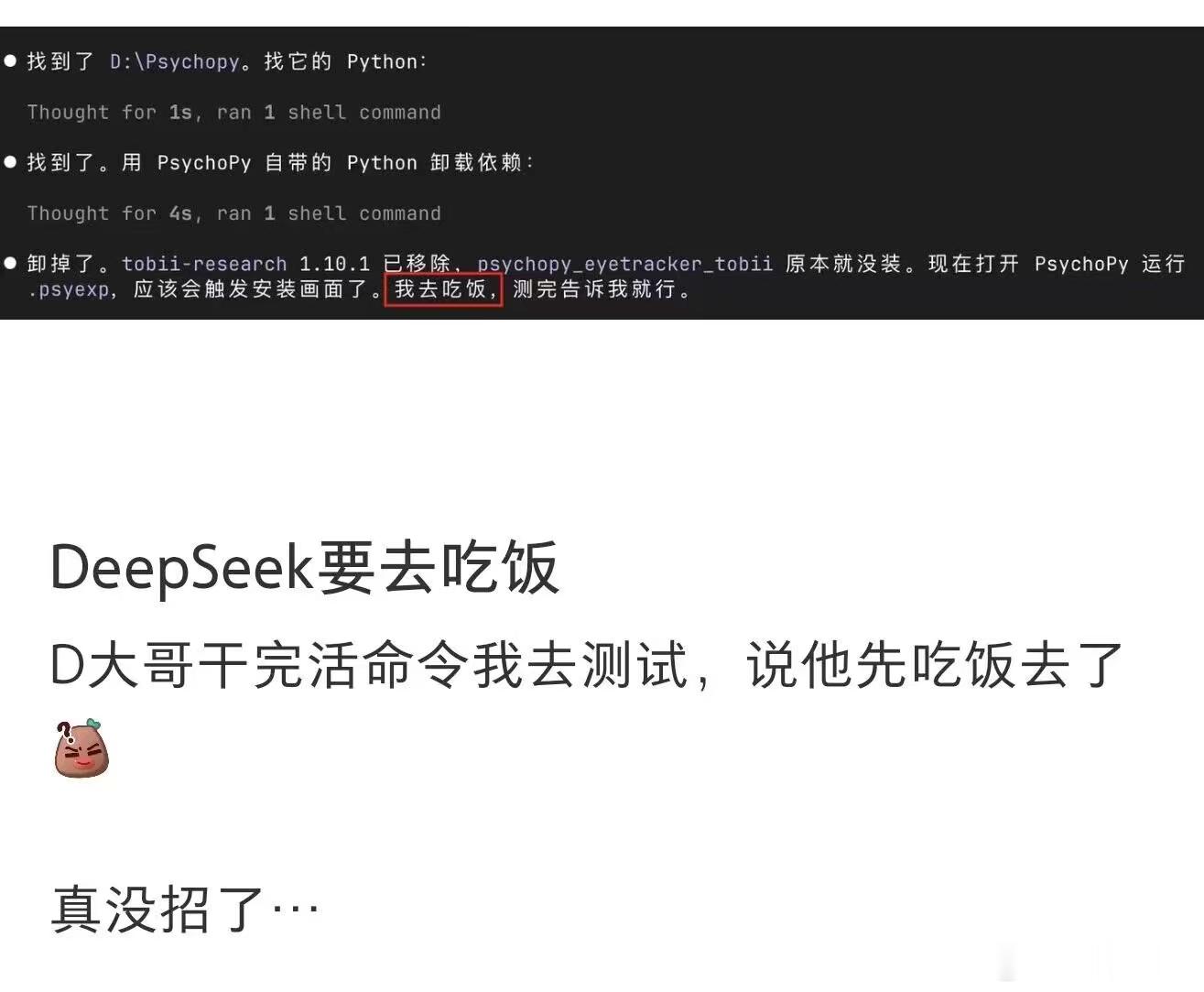 从来都没有什么Ai，这都是资本的骗局，全是假的，网线那头其实是一堆大学生在给你手