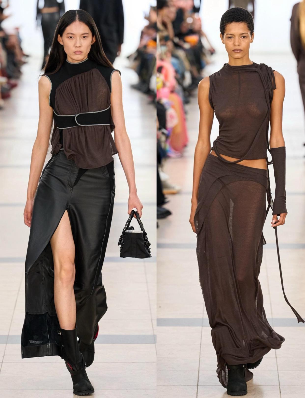 搞不懂为啥设计师都喜欢设计透视衣服

设计就算了，还弄到时装周上

场上那么多人