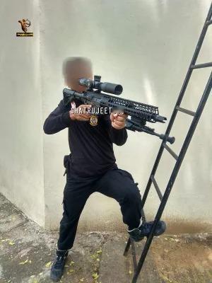 印度黑猫与SIG716精确射手步枪款