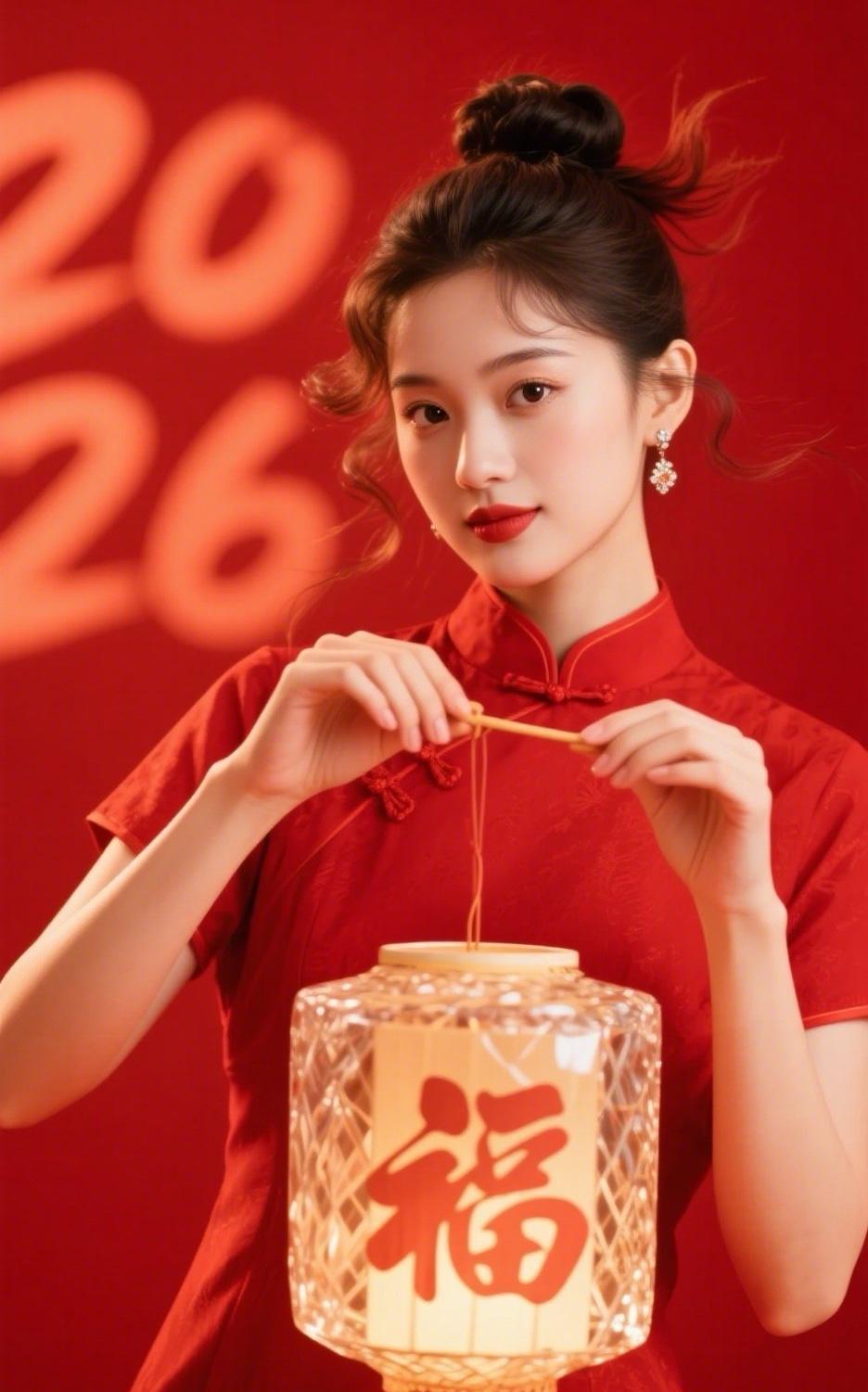 拍的新年祝福照，我要一直顺，顺顺！顺风又顺水…
祝你2026.-马到成功…