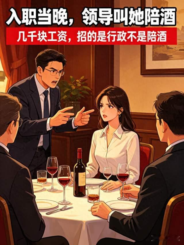 00后硬刚陪酒潜规则，打醒多少隐忍打工人
