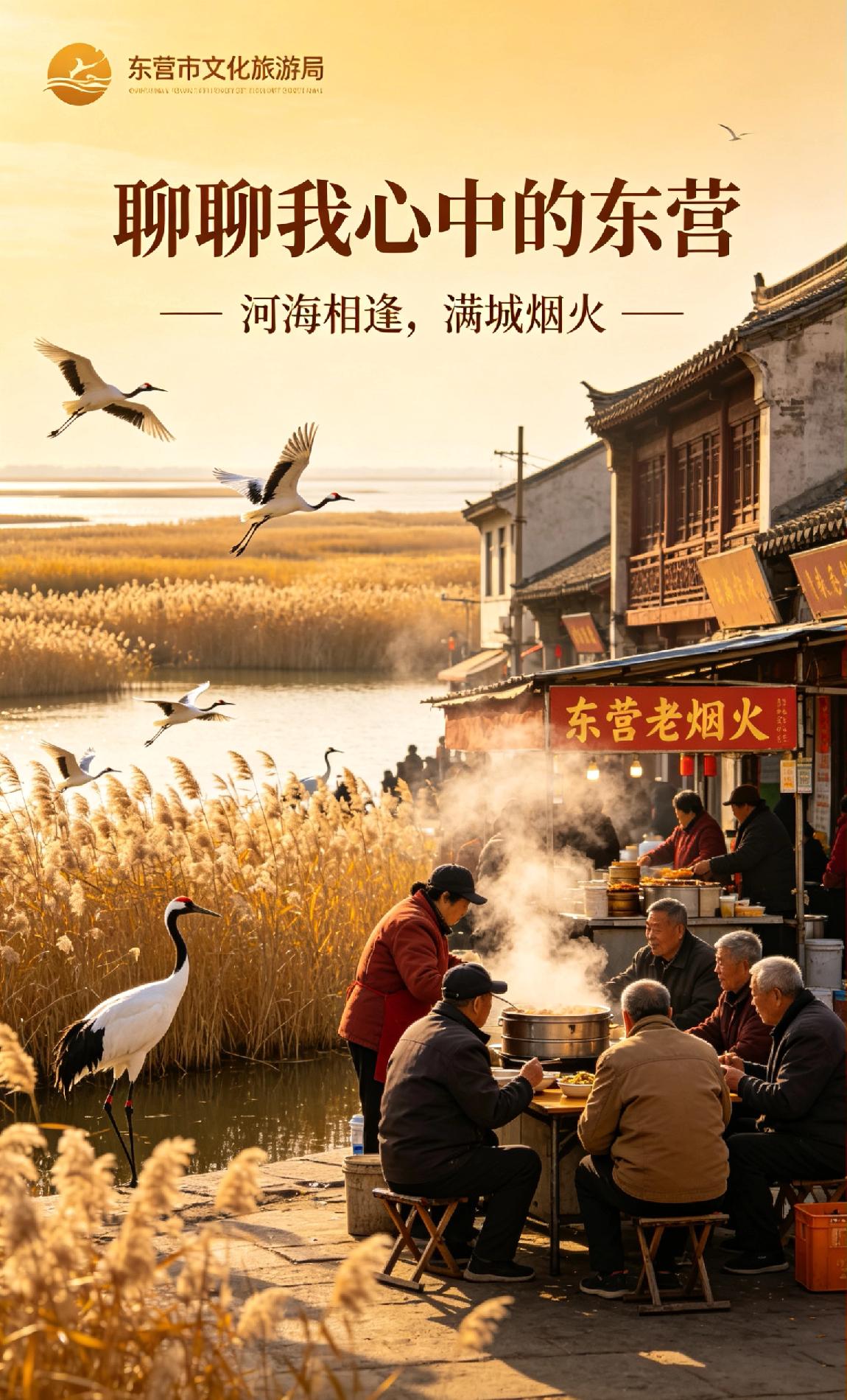 聊聊我心中的东营
河海相逢，满城烟火