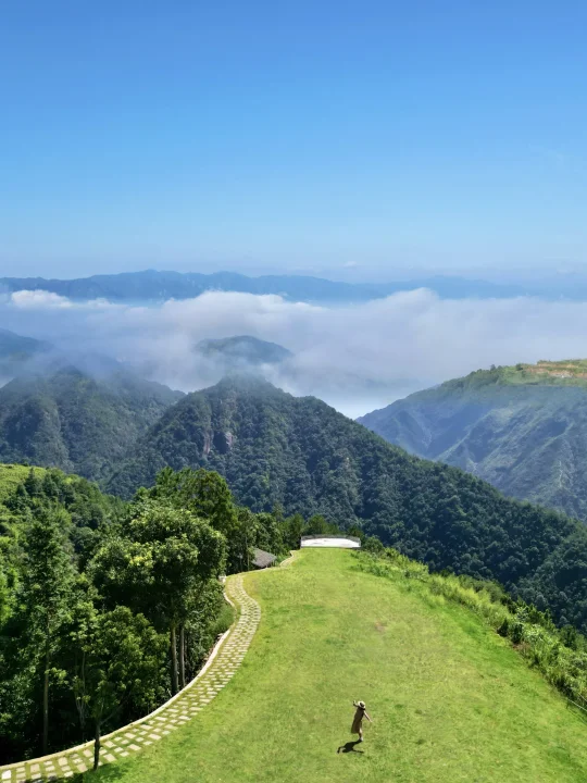 温州小众无人知晓的草坪露营地‼️云海绝美❗️