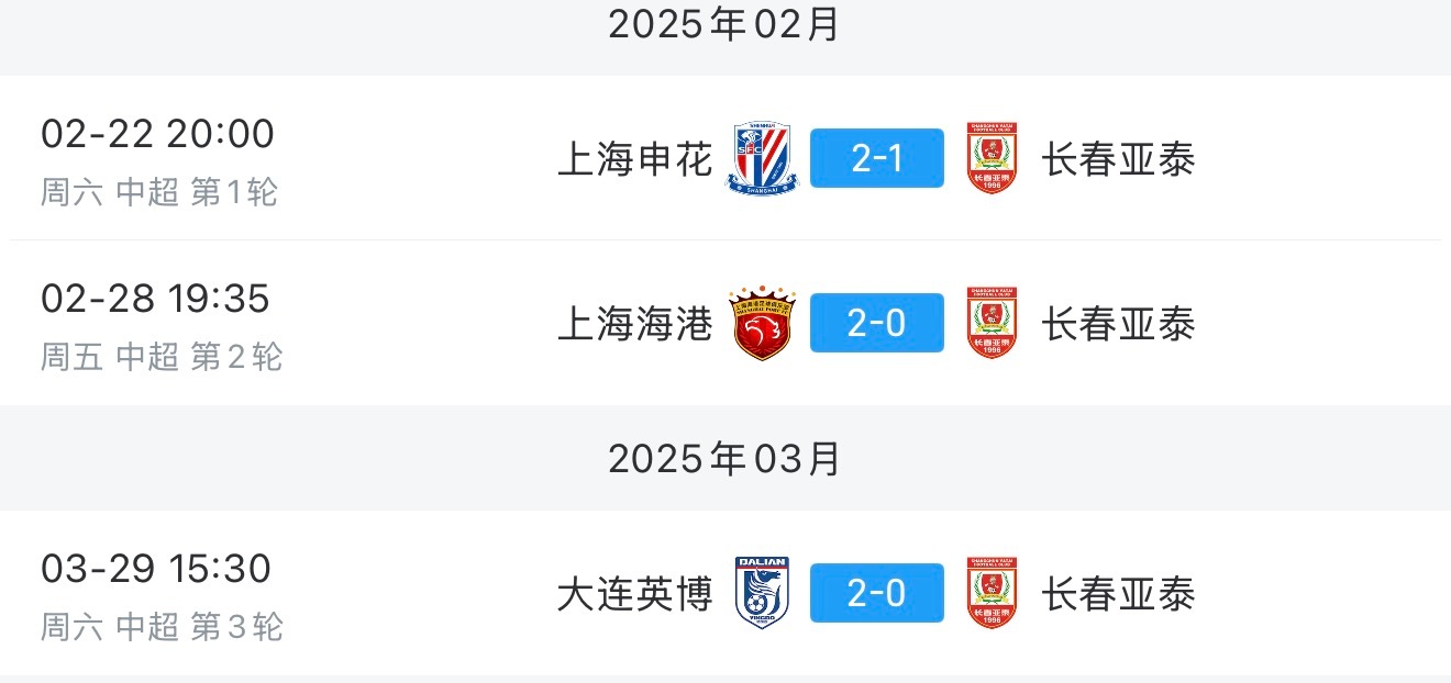 大连英博中超联赛 赛程第一版，第一轮大连英博客场踢上海申花 ，第二轮客战武汉三镇