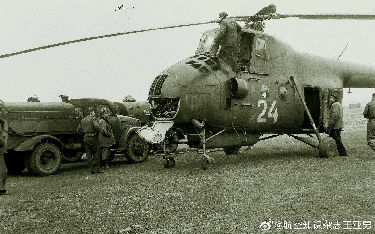 50年代苏联米-4引进中国后，仿制发展成为直5直升机，中国用上直升机的起点并不算