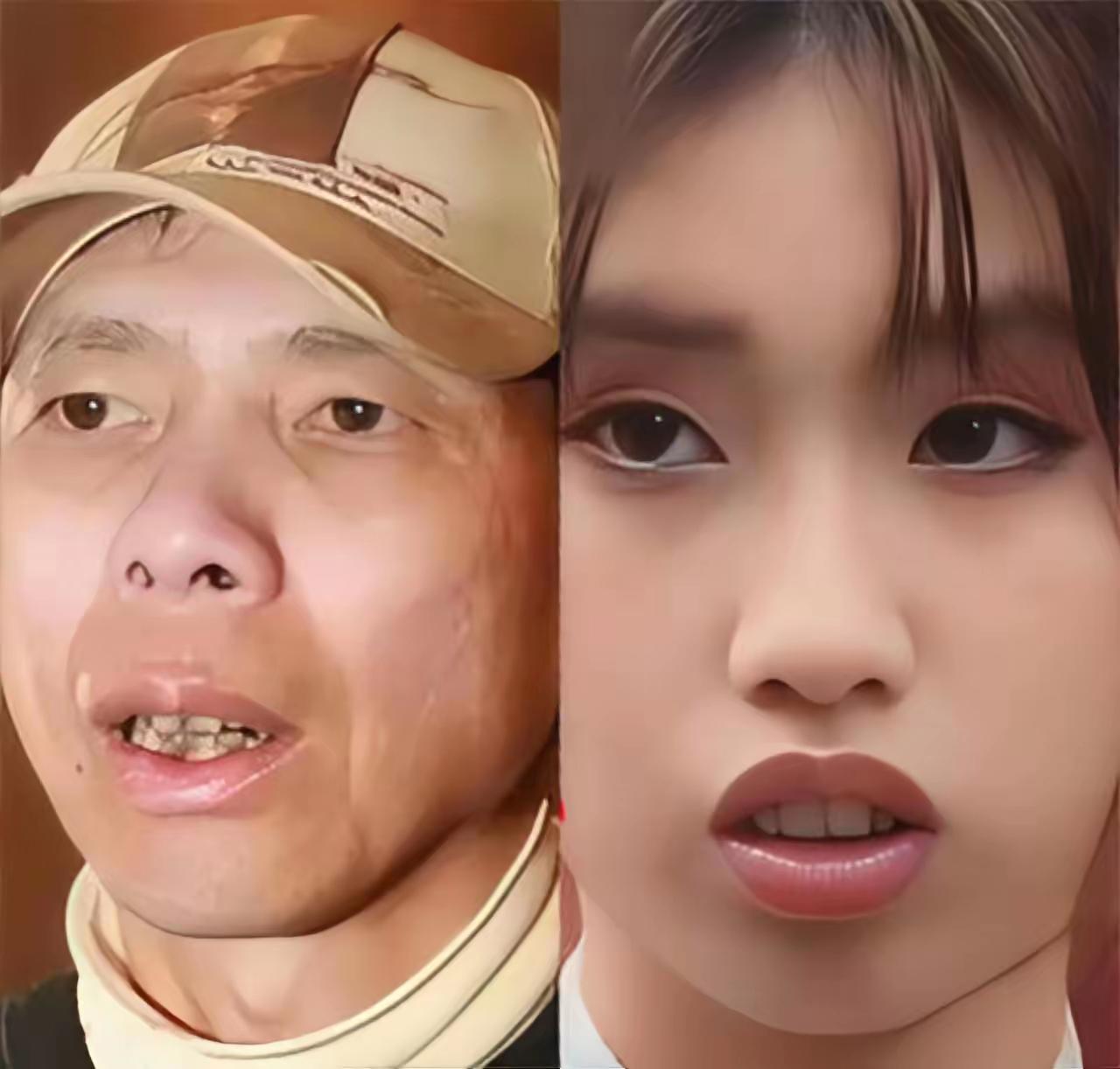 父女俩像极了。父女长相 父女反差感 明星父女照 父女颜值PK 明星父女合影