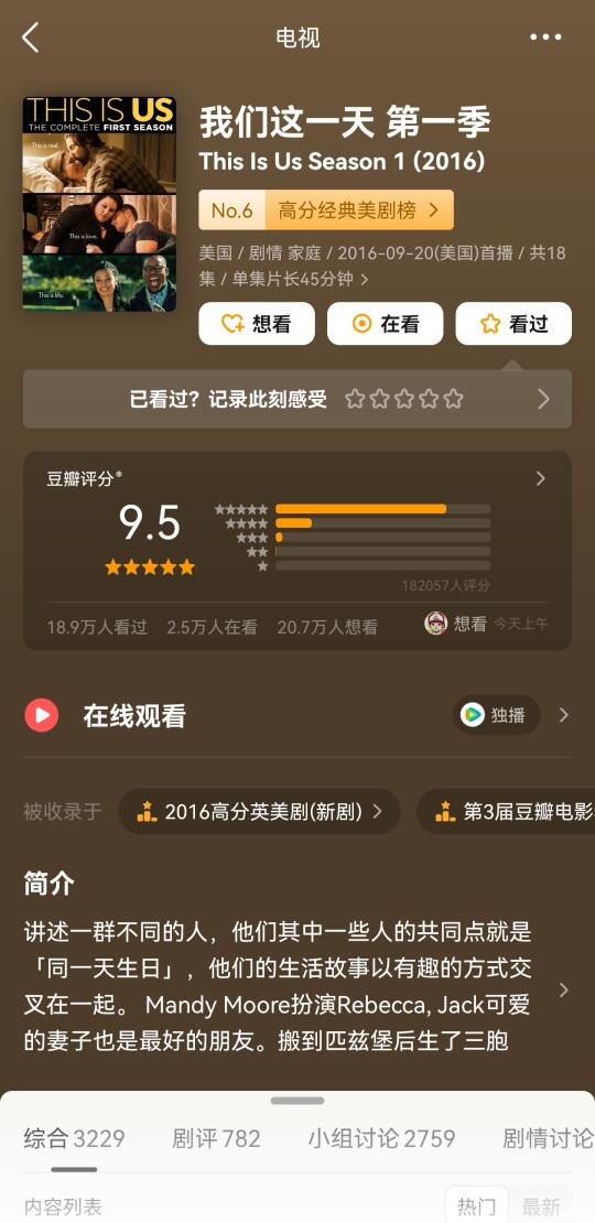 豆瓣评分9.5‼️超治愈又温情又爆哭的美剧❗