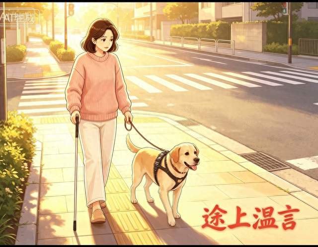 导盲犬不是宠物！很多人依然不懂，它是视力残疾人的一双眼睛