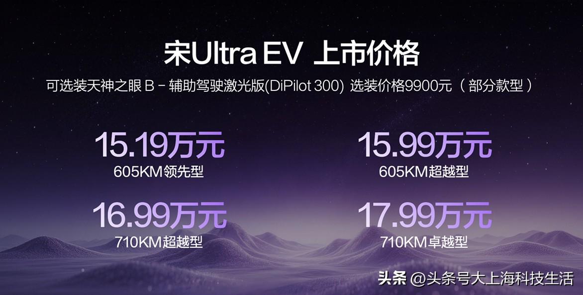 宋Ultra EV上市，王朝首款第二代刀片电池闪充车型，预售订单超过2万台，表现