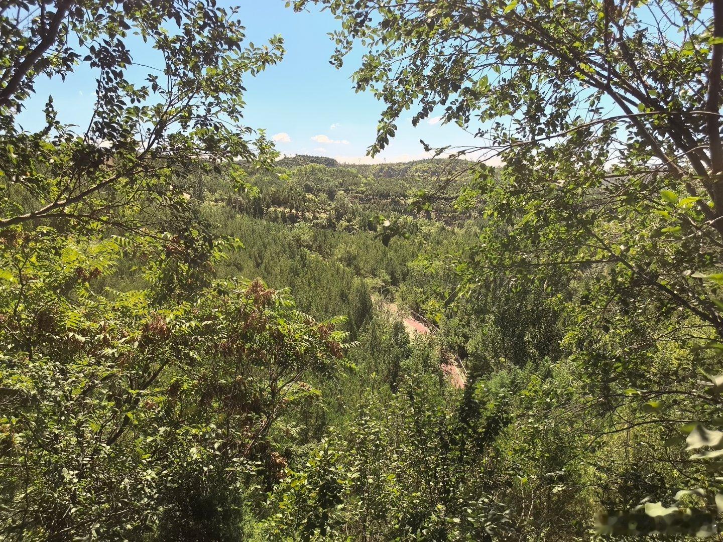 山西旅游治愈系风景 登飞龙山，望兴保塔。九层八角，高近六十米，矗立于山西省保德县