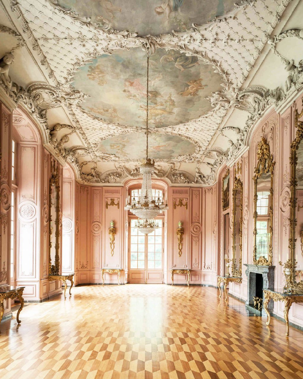 德国粉色城堡Benrath Palace ​​​