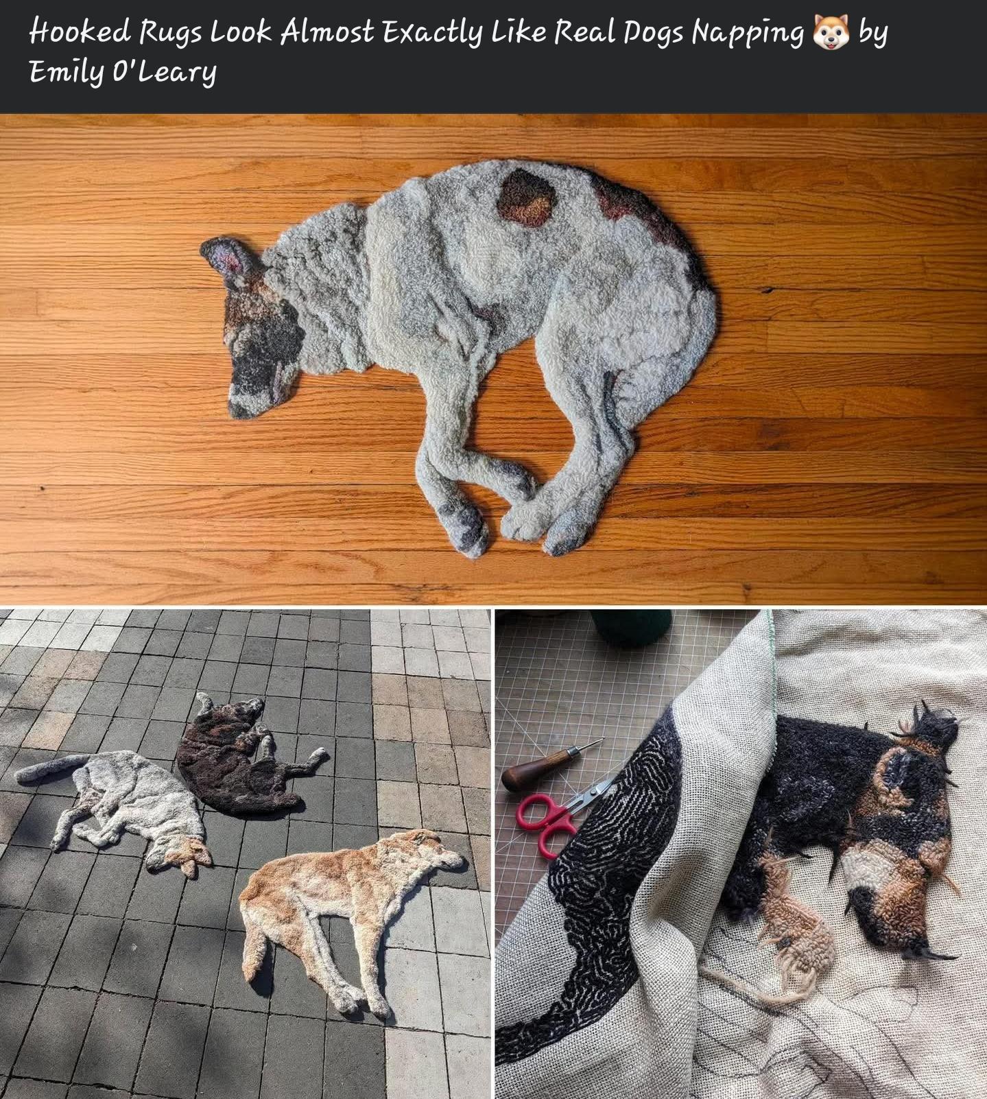 狗形状的地垫 ​​​