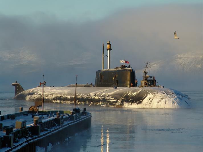 每天认识一件兵器 俄罗斯“奥斯卡”级潜艇“奥斯卡”级潜艇是苏联时期研制的巡航导弹