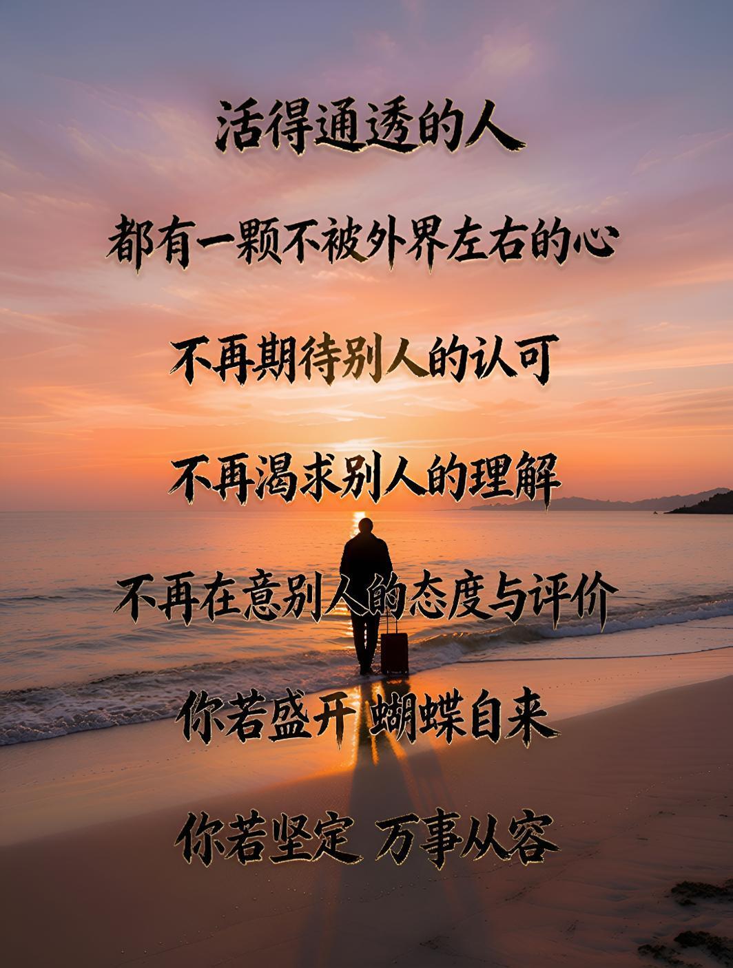 活明白，不是看透世事变得冷漠，而是内心通透松弛，懂得取舍与自处，这几点就是最真实