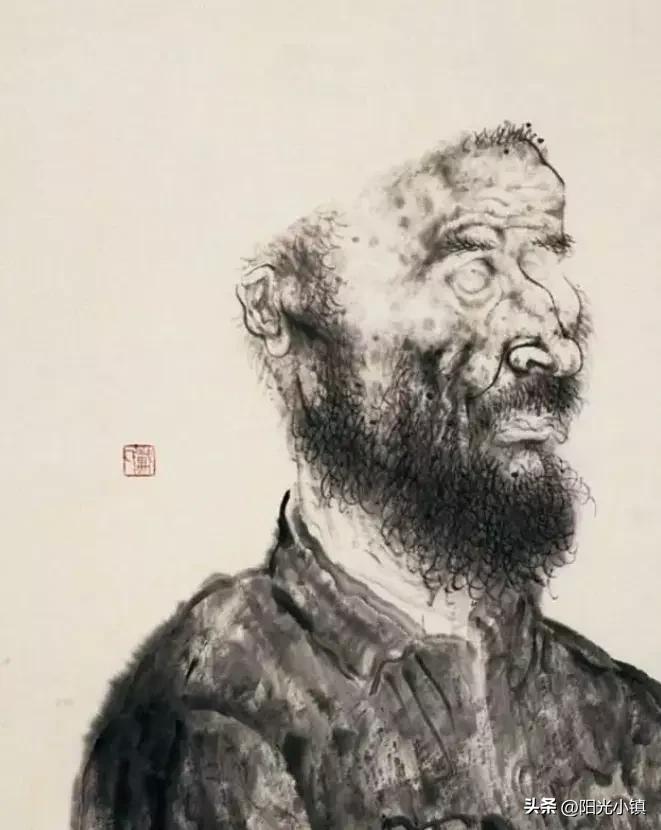 我知道自己没有美术修养，看不出好坏……

据说这是清华美院一位老师的人物肖像画。