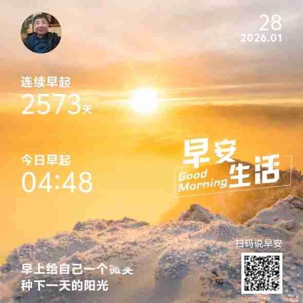 我的今日状态：😁轻松愉快
我这里的天气：☀️晴天