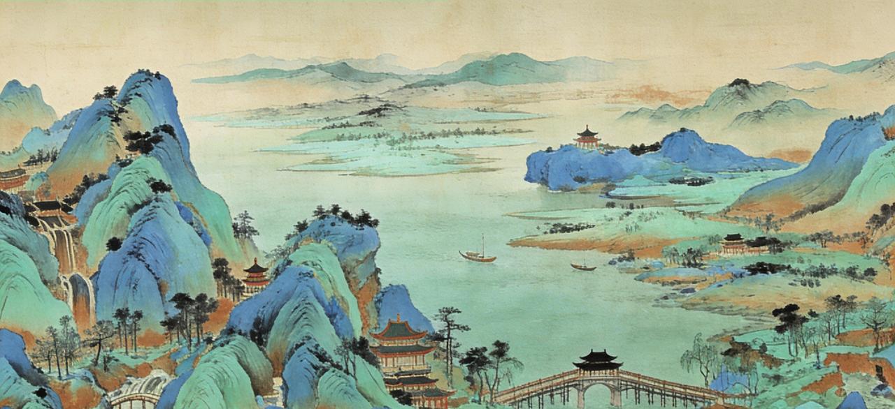 “上人民日报了”，四川男子用无人机拍摄《千里江山图》太美了
        
