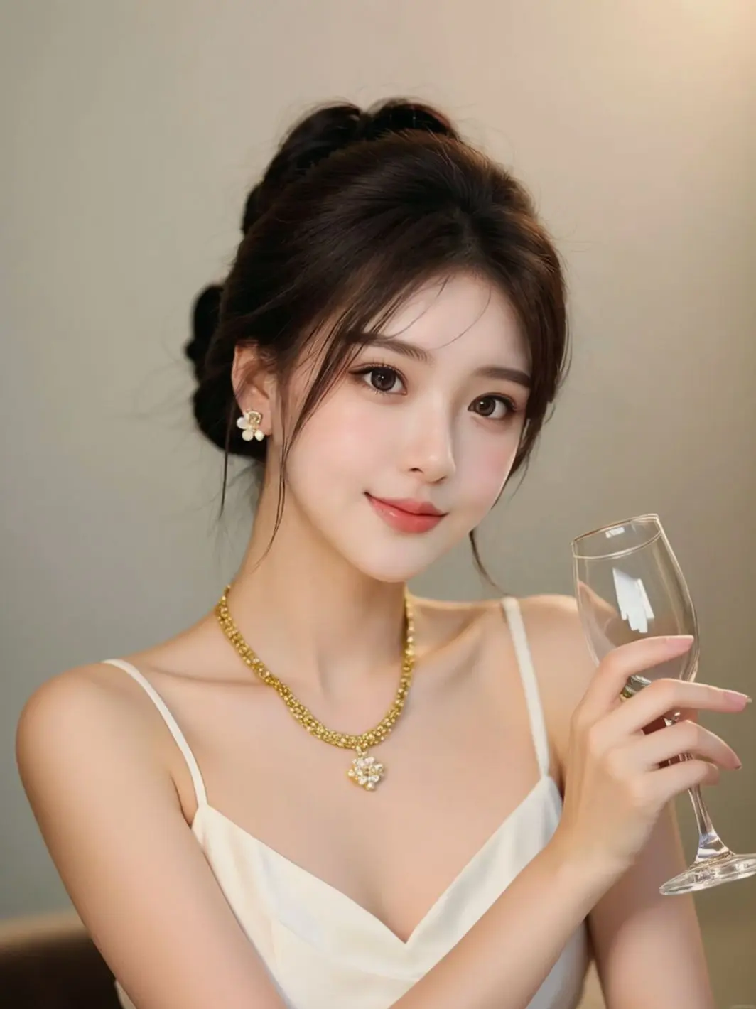 AI盘发优雅照 ai创作  原来ai写真可以这么美  谁拍谁好看 美出高级感