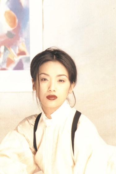 1995年，吴倩莲为她的歌曲《背影》拍摄的一幅写真。 