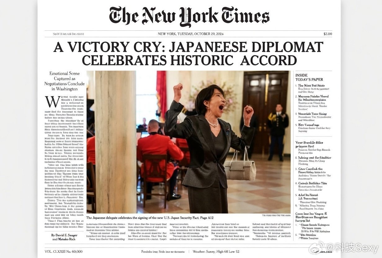 相由心生！看看高市早苗在白宫卑躬屈膝，趋炎附势的丑陋行径日本已经沦为美国的阶下囚