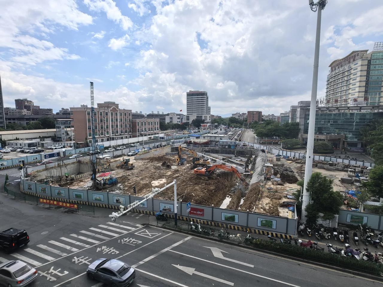 厦门地铁9号线之第三医院站，最新建设现场实况（7.4）