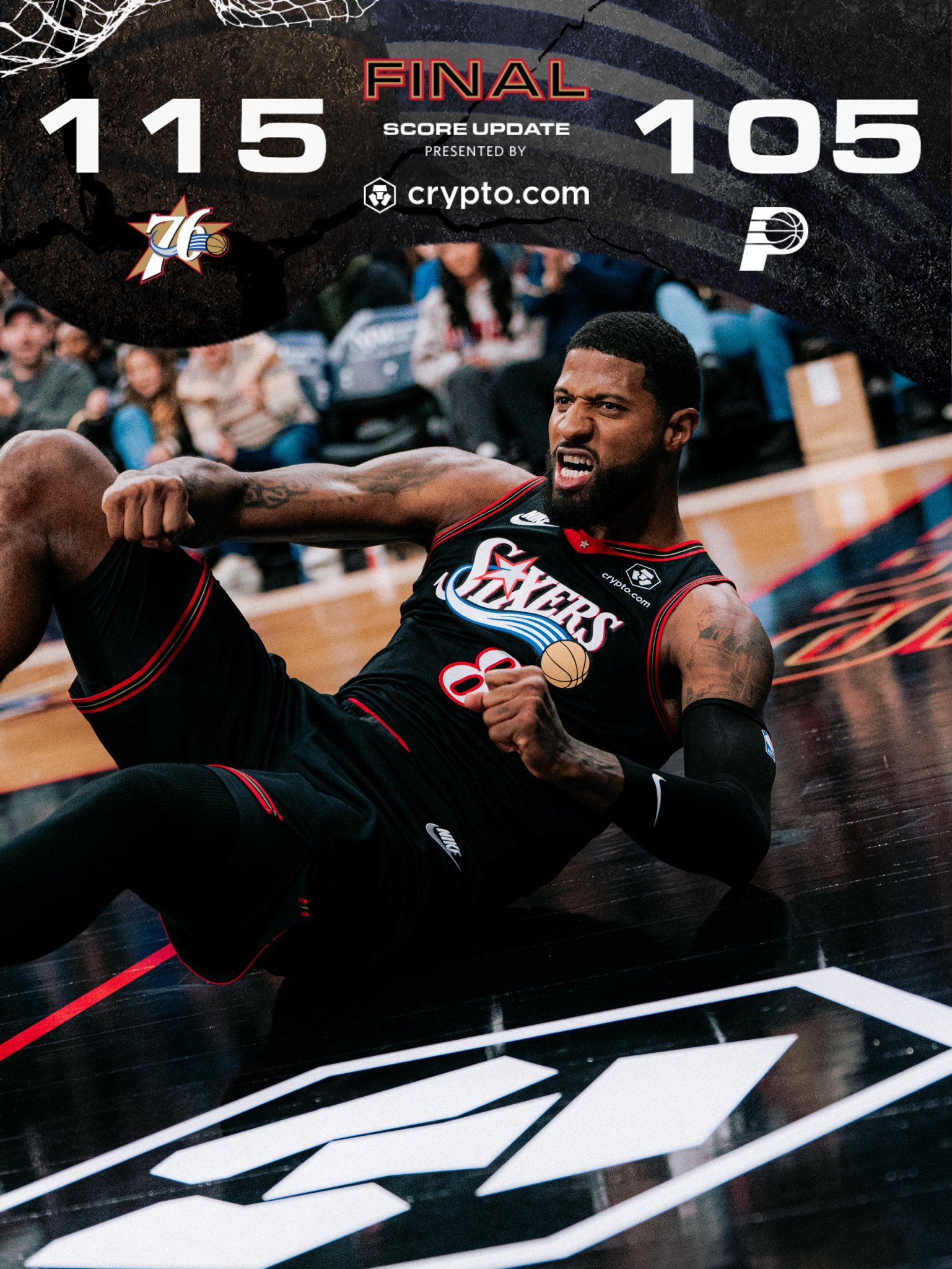 Sixers Win！👏👏76人vs步行者