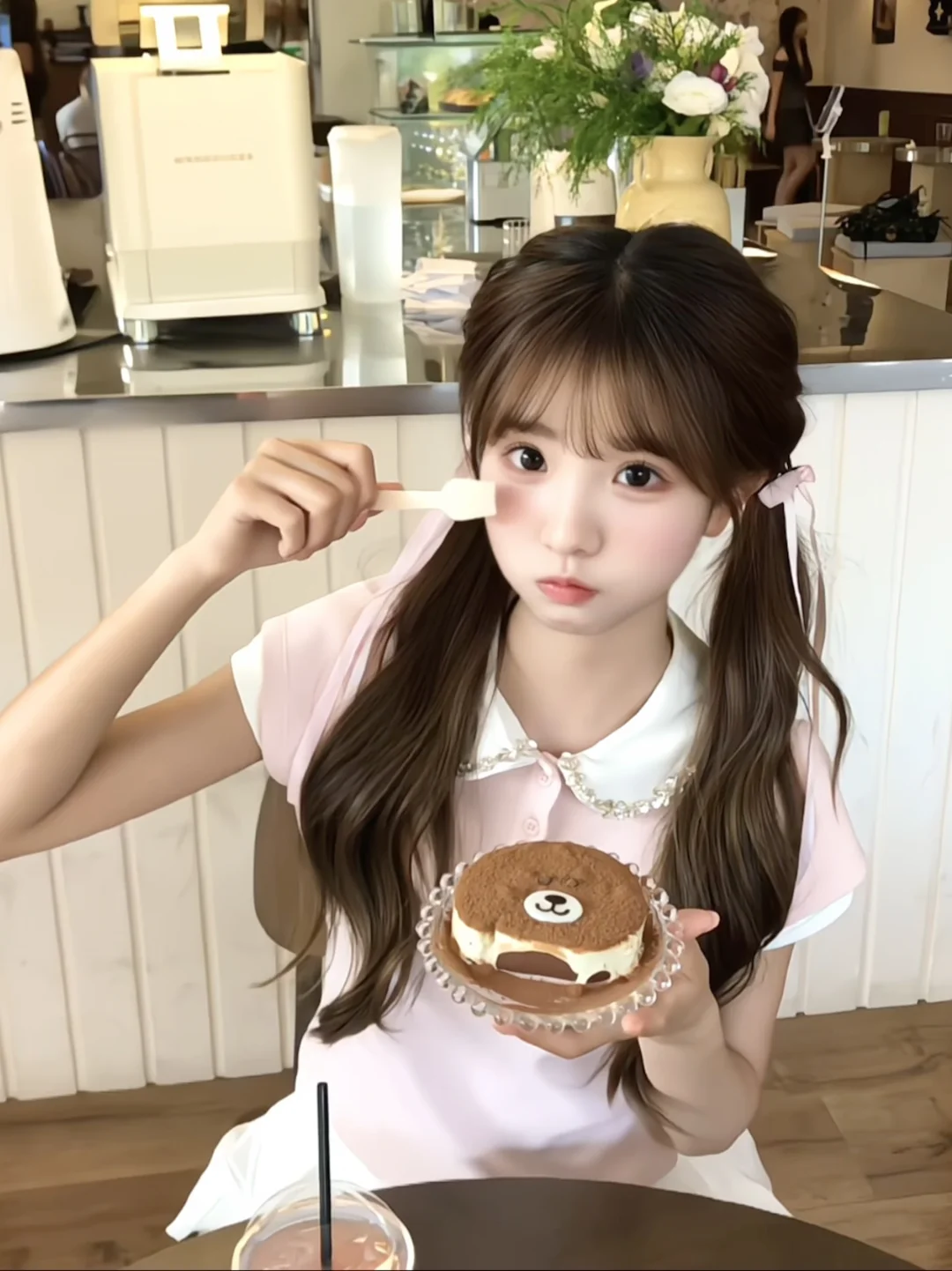 ˶>ᗜ<˶🥄存一些咖啡店拍照姿势🐻