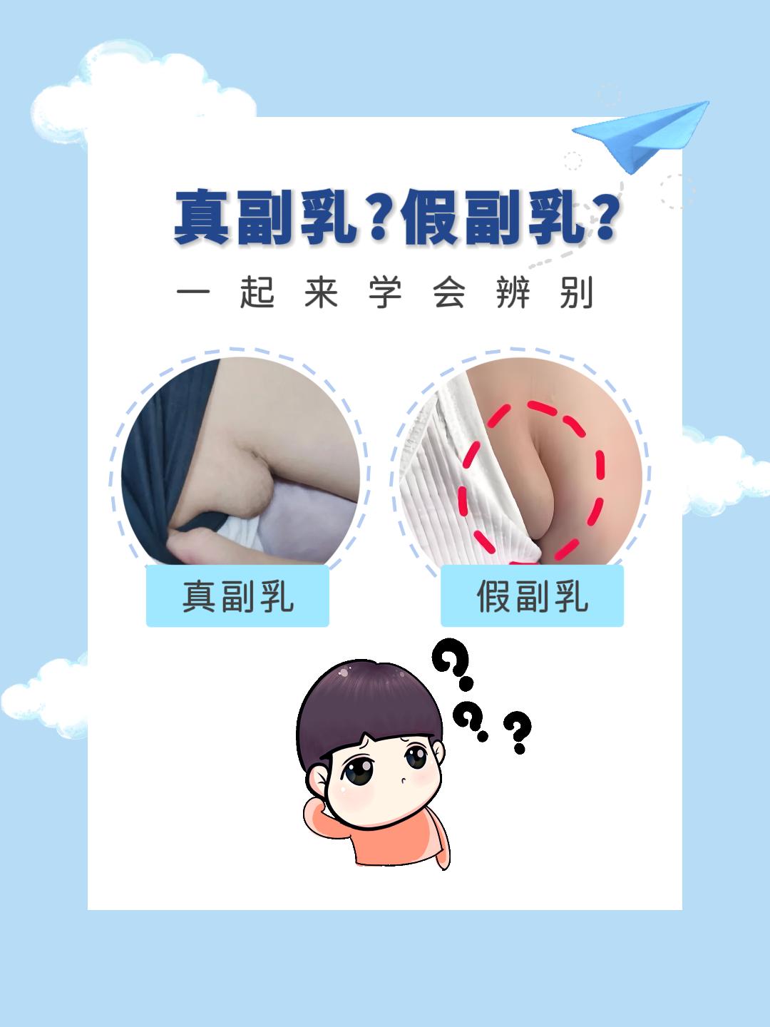 真副乳 假副乳？。