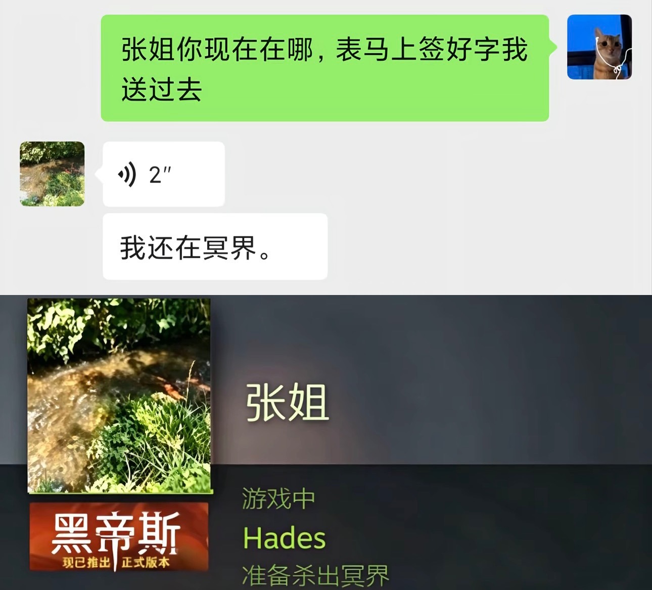 张姐正在杀出冥界 