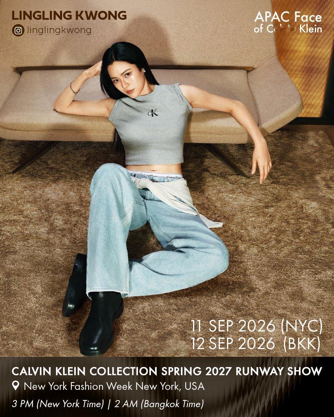 官推更新“Lingling Kwong” , APAC Face of Calv