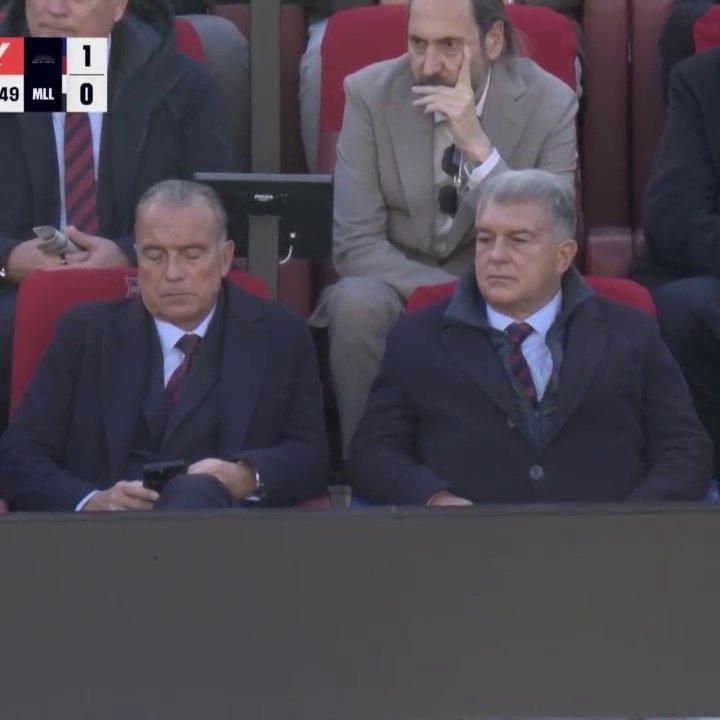 拉波尔塔作为主席的最后一场比赛🚫周一辞职，然后再次参选 