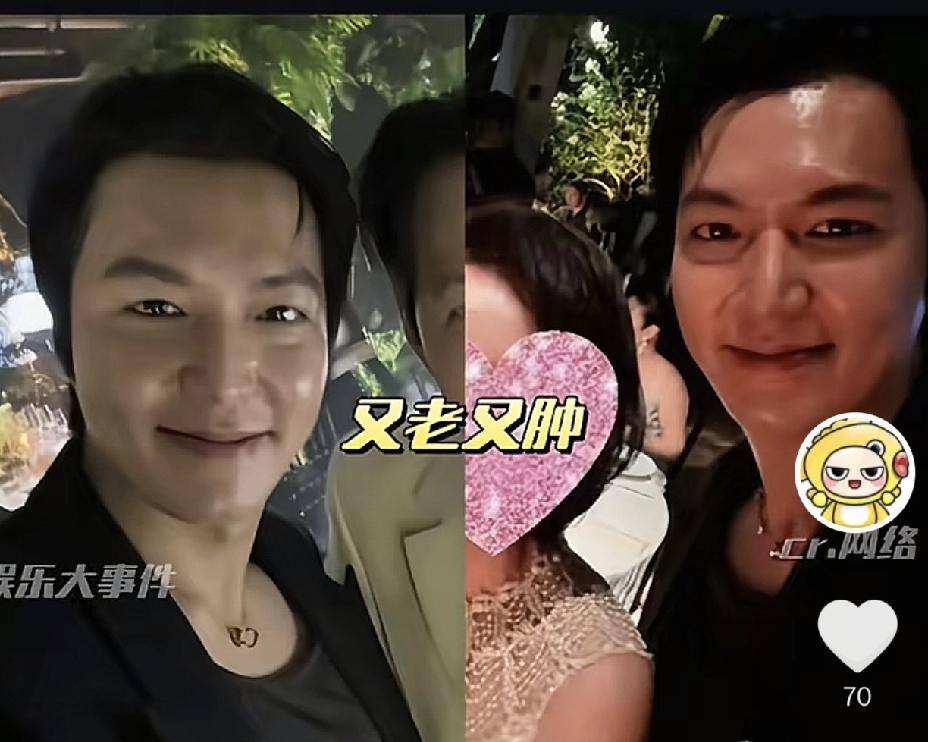 李敏镐怎么变成这样了啊，彻底认不出来

最近，有网友晒出李敏镐的最新近况视频，瞬