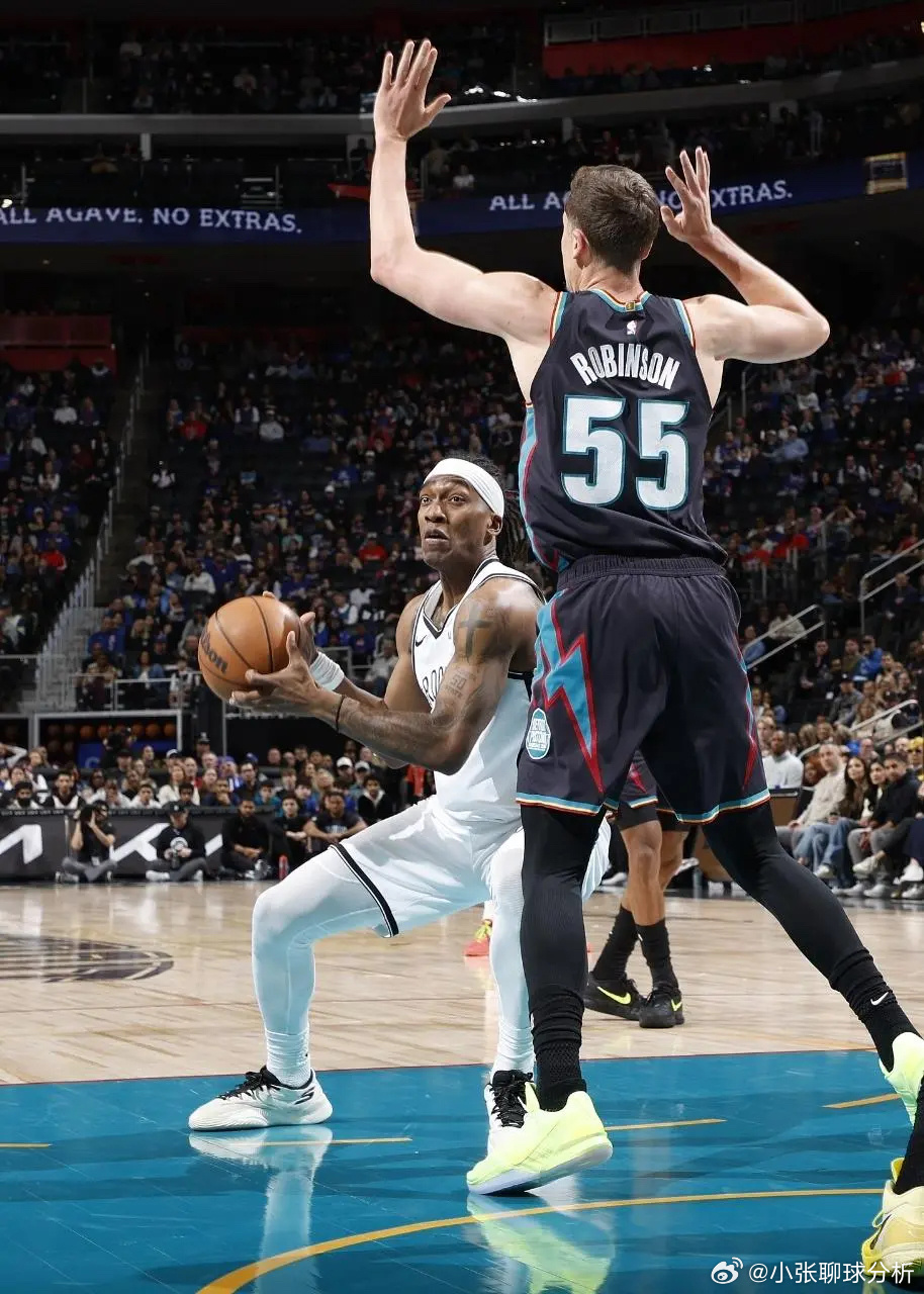 超级大冷！东部第一活塞遭10连败篮网23分逆转 波特30+13北京时间3月8日，