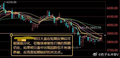 短期反弹之后或迎分化，回踩不有效跌破即是低吸机会今日市场走出震荡反弹行情，三大指